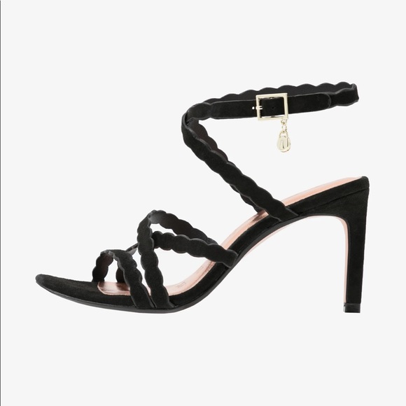 NEW Ted Baker London LILLYS Scallop Suede Sandals - Picture 5 of 9